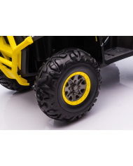 Quad na Akumulator XMX607 Dla Dzieci Światła LED MP3 Żółty