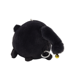 Pluszowy Kotek Naciągany Skaczący Maskotka Czarny