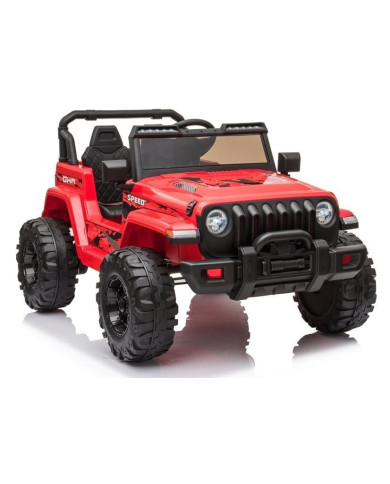 Auto Na Akumulator Dla Dzieci CH9956 Światła LED Pilot Czerwony