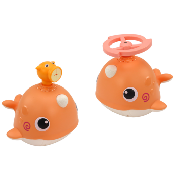 Zabawka Do Kąpieli Wieloryb 3 Końcówki Pomarańczowy