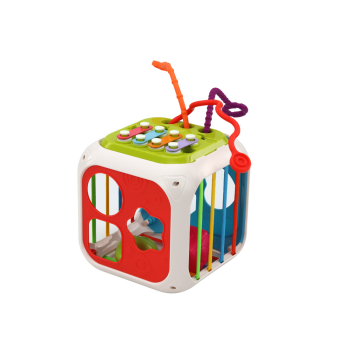 Kostka Edukacyjna Dla Niemowląt Sorter Klocki Cymbałki 7w1