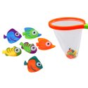 Zabawki do Kąpieli Zestaw Do Łowienia Sitko 6 Sztuk Rybek