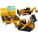 Koparka Gąsienicowa Pojazd Budowlany 2 Łyżki Żółta