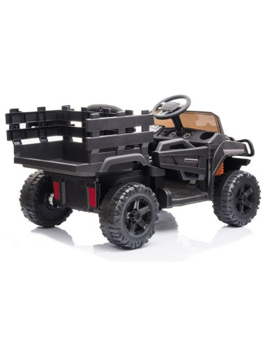 Auto na akumulator BDM0926 Dla Dzieci Światła LED MP3 Pilot Czarne
