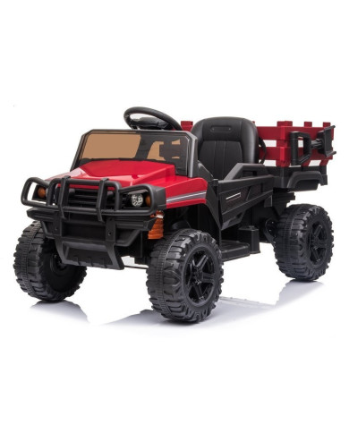 Auto na akumulator BDM0926 Dla Dzieci Światła LED MP3 Pilot Czerwony