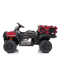 Auto na akumulator BDM0926 Dla Dzieci Światła LED MP3 Pilot Czerwony