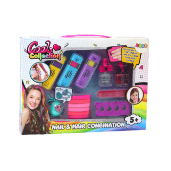Zestaw Do Farbowania Włosów Malowania Paznokci Balsam Do Ust