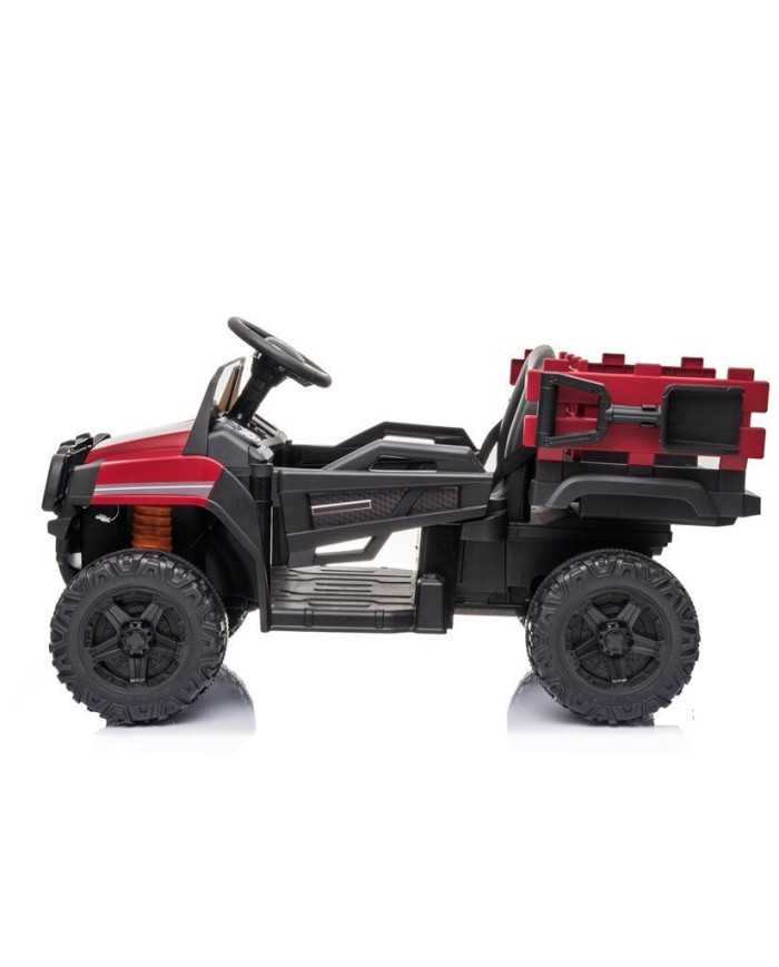 Auto na akumulator BDM0926 Dla Dzieci Światła LED MP3 Pilot Czerwony