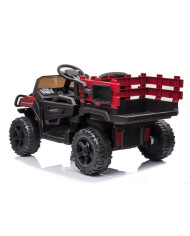 Auto na akumulator BDM0926 Dla Dzieci Światła LED MP3 Pilot Czerwony