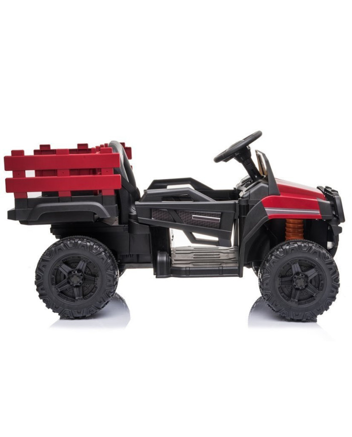 Auto na akumulator BDM0926 Dla Dzieci Światła LED MP3 Pilot Czerwony