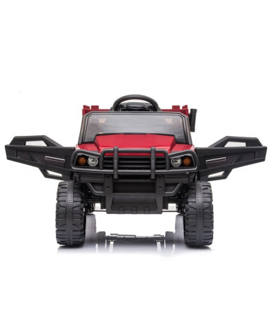 Auto na akumulator BDM0926 Dla Dzieci Światła LED MP3 Pilot Czerwony