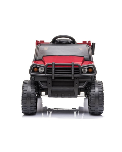 Auto na akumulator BDM0926 Dla Dzieci Światła LED MP3 Pilot Czerwony