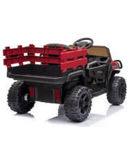 Auto na akumulator BDM0926 Dla Dzieci Światła LED MP3 Pilot Czerwony