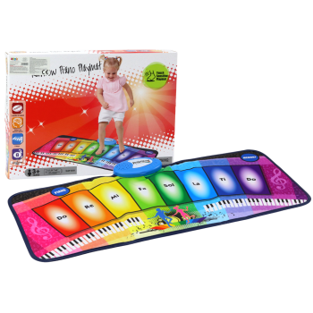 Mata Muzyczna Taneczna Edukacyjna Pianinko Tęczowe