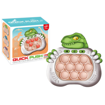 Gra Sensoryczna Dinozaur Pop It Na Baterie Światła Dźwięki Zielony