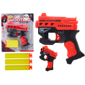 Mini Pistolet Na Strzałki Piankowe Z Przyssawkami Czerwony