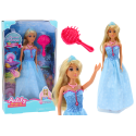 Lalka Anlily Syrenia Księżniczka Niebieska Sukienka Szczotka
