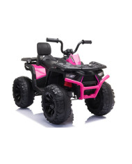 Quad Pojazd Na Akumulator JC333 Światła LED MP3 Różowy