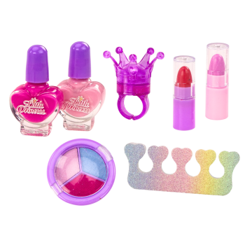 Zestaw Piękności W Pluszowej Kosmetyczce Jednorożec Lakiery Cienie