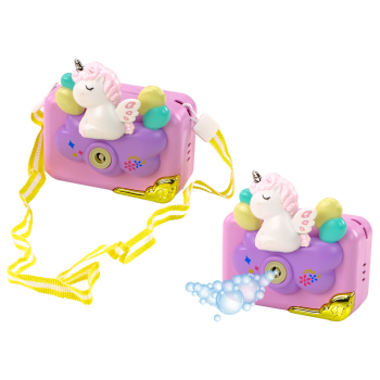 Maszynka Do Baniek Mydlanych Aparat Fotograficzny z Jednorożcem