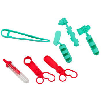 Apteczka Dziecięcia Narzędzia Lekarskie W Walizce Różowy