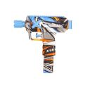 Mały Pistolet Na Wodę Grafitti Niebieski Pomarańczowy