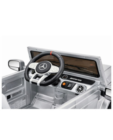 Auto Na Akumulator Mercedes AMG G 63 Srebrny Lakierowany