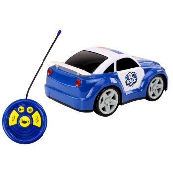 Autko Policyjne Kreskówkowe Zdalnie Sterowane Światła Dźwięki