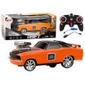 Autko Zdalnie Sterowane 1:18 Drift 360 Światła Dźwięki Pomarańczowy