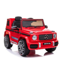 Auto na Akumulator Mercedes G63 AMG Dla Dzieci Światła LED MP3 Czerwony