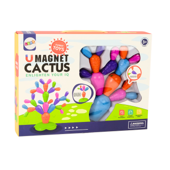 Magnetyczny Kaktus Klocki Konstrukcyjne 16 Elementów