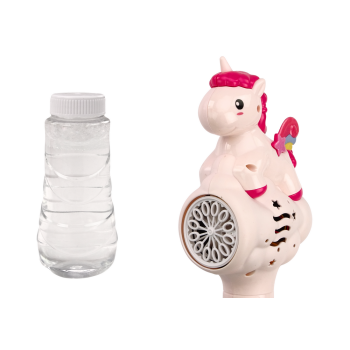 Maszynka Do Baniek Mydlanych Różdżka Jednorożec Różowa