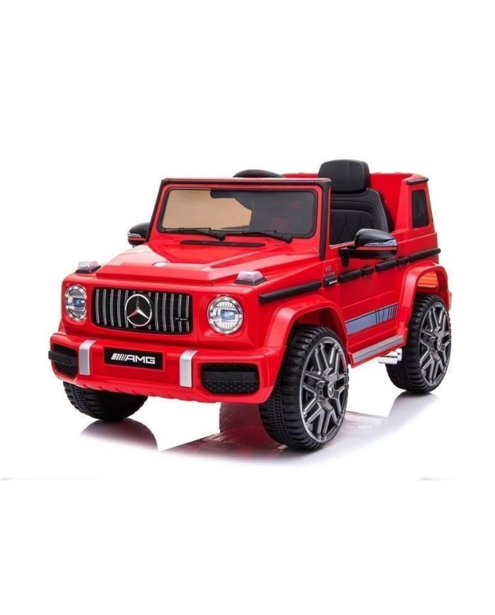 Auto na Akumulator Mercedes G63 AMG Dla Dzieci Światła LED MP3 Czerwony