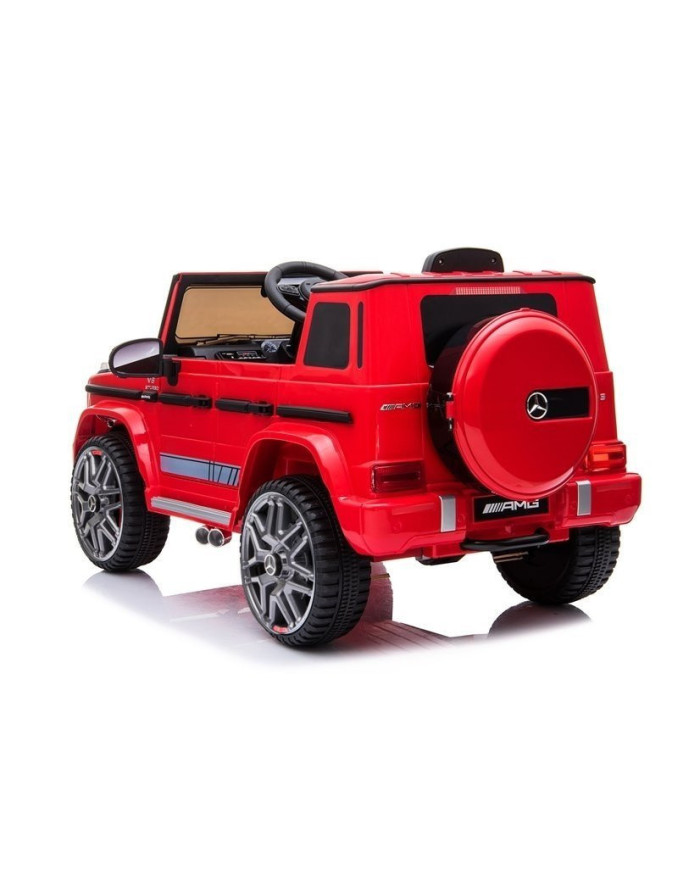 Auto na Akumulator Mercedes G63 AMG Dla Dzieci Światła LED MP3 Czerwony