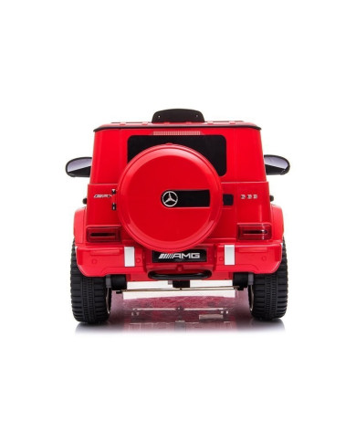 Auto na Akumulator Mercedes G63 AMG Dla Dzieci Światła LED MP3 Czerwony