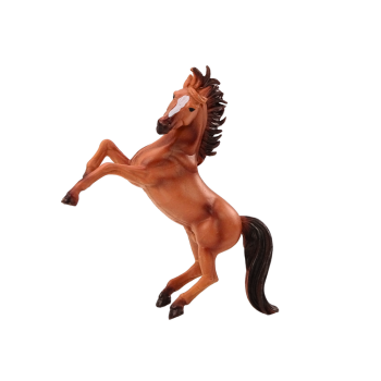 Figurka Konia Brązowy Koń Stojący Stajnia Farma Cute Horse