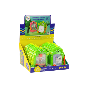 Tablica Do Rysowania Gra Kieszonkowa 2w1 Dinozaur Zielony