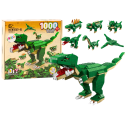 Klocki Konstrukcyjne Dinozaury 6w1 Zestaw DIY Dinozaur 1000 ele.