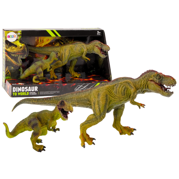 Figurki Dinozaurów Tyranozaur Z Małym Zestaw 2el