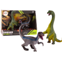 Zestaw Figurek Dinozaurów Brachinozaur Velociraptor 2El