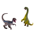 Zestaw Figurek Dinozaurów Brachinozaur Velociraptor 2El