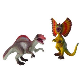 Figurki Dinozaurów Spinozaur Dilofozaur Zestaw 2el