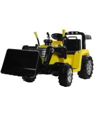 Traktor Koparka Na Akumulator ZP1005 Dla Dzieci Z Ruchomą Łyżką Żółta