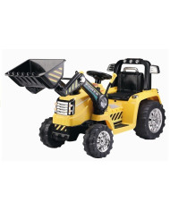 Traktor Koparka Na Akumulator ZP1005 Dla Dzieci Z Ruchomą Łyżką Żółta