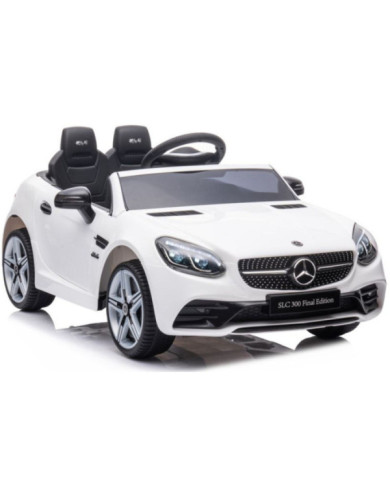 Auto Na Akumulator Mercedes SLC 300 Światła LED MP3 Pilot Biały