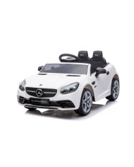 Auto Na Akumulator Mercedes SLC 300 Światła LED MP3 Pilot Biały