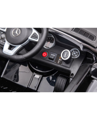 Auto Na Akumulator Mercedes SLC 300 Światła LED MP3 Pilot Biały