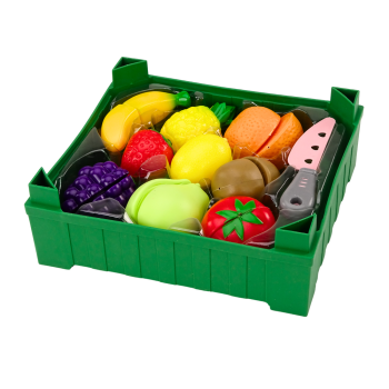 Zestaw Owoców Do Krojenia w Skrzynce 9 El Nóż Zielony