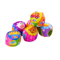 Miękka Piłeczka Z Grzechotką Kolorowa Piłka Zwierzątka Owoce MIX  10cm