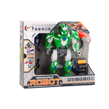 Robot Do Skręcania Broń Wiertarka Śrubokręt Światła Dźwięk Zielony